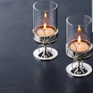 Vera Wang @ Wengwood-Set of two Love Knots tealight holders